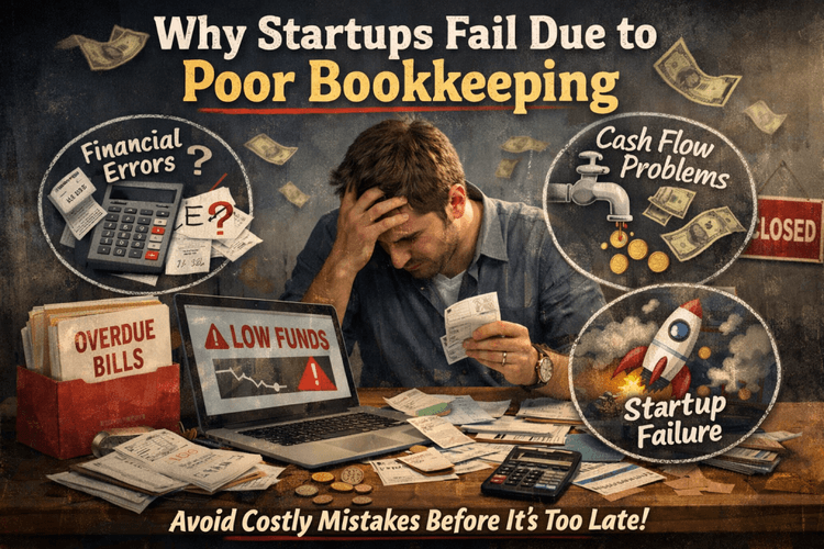 Why Startups Fail Due to Poor Bookkeeping